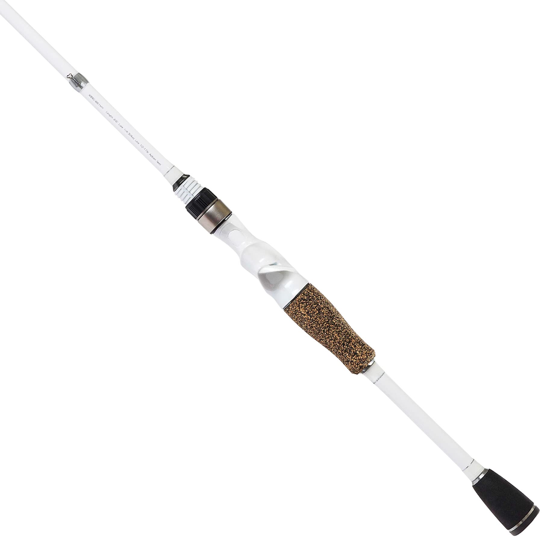 FAVORITE White Bird casting rod blank close-up highlights strong IM24T carbon.