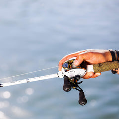 FAVORITE White Bird rod on-water setup suited for versatile casting.