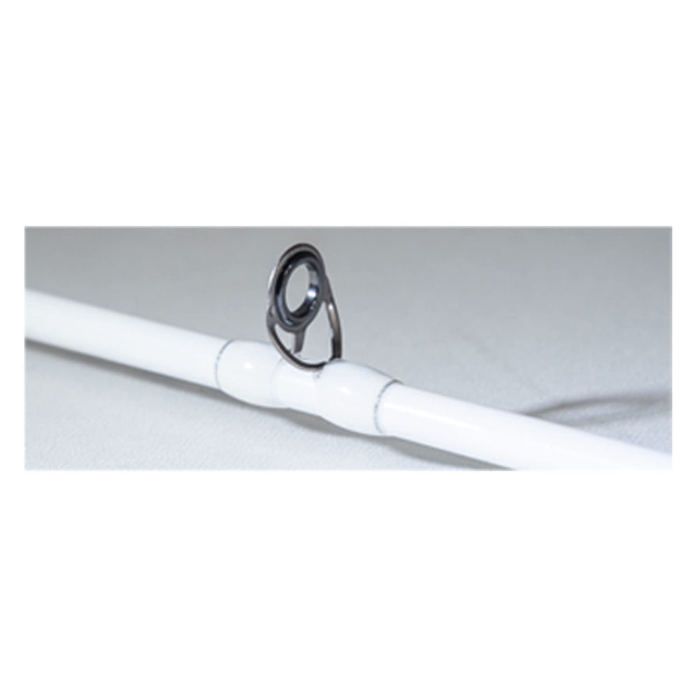 FAVORITE White Bird powered casting rod ergonomic handle for comfortable sessions.