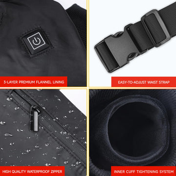 FCABBLEY heated hand warmer muff heat settings reveal customizable comfort on demand