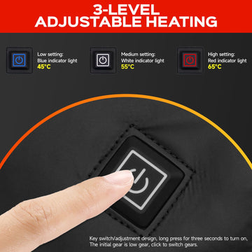FCABBLEY heated hand warmer muff side pocket demonstrates organized storage and dry essentials
