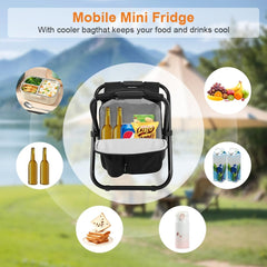 FCFKUK cooler compartment keeps beverages accessible on outdoor trips