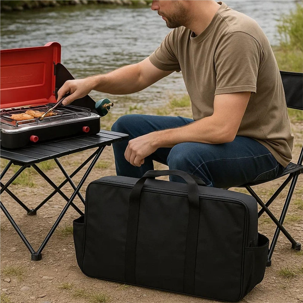 FCOUIID bag-only note clarifies packaging excludes stove and tanks
