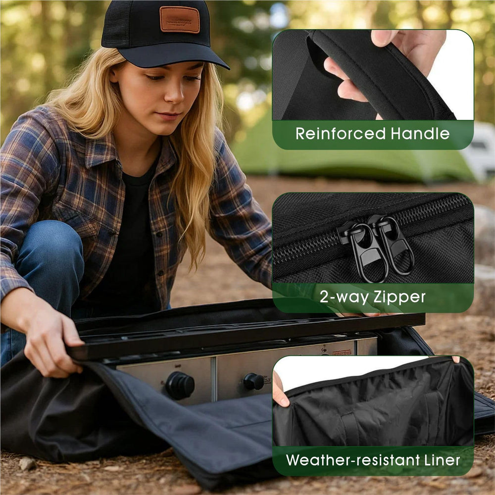 FCOUIID lightweight design with padded handles and two-way zipper for easy carrying