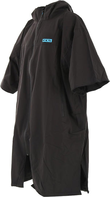 FCS Shelter all-weather poncho worn outdoors for rain protection