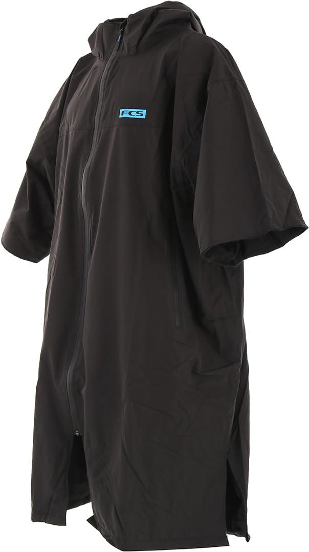 FCS Shelter all-weather poncho worn outdoors for rain protection