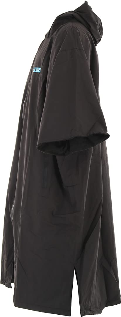 FCS Shelter poncho showing breathable protection in wet weather