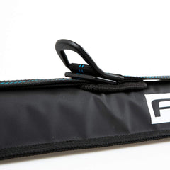 FCS Soft Rack aerodynamic pads with high-density foam shield provide protection during travel.