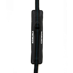 FCS Single Soft Rack D Ring front view showing secure board mounting for reliable transport.