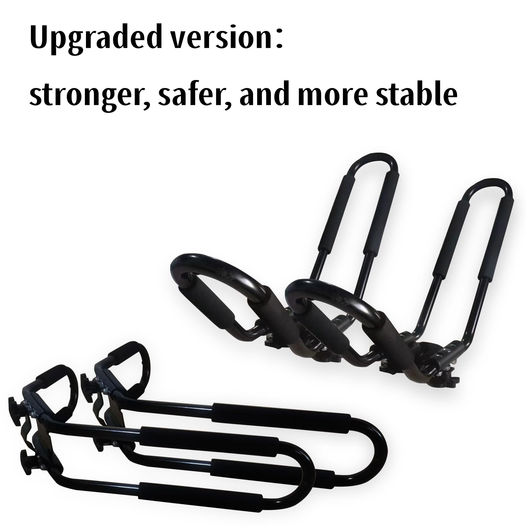 Wide-mouth J-Bar loading feature on the FDB roof rack aids kayak loading