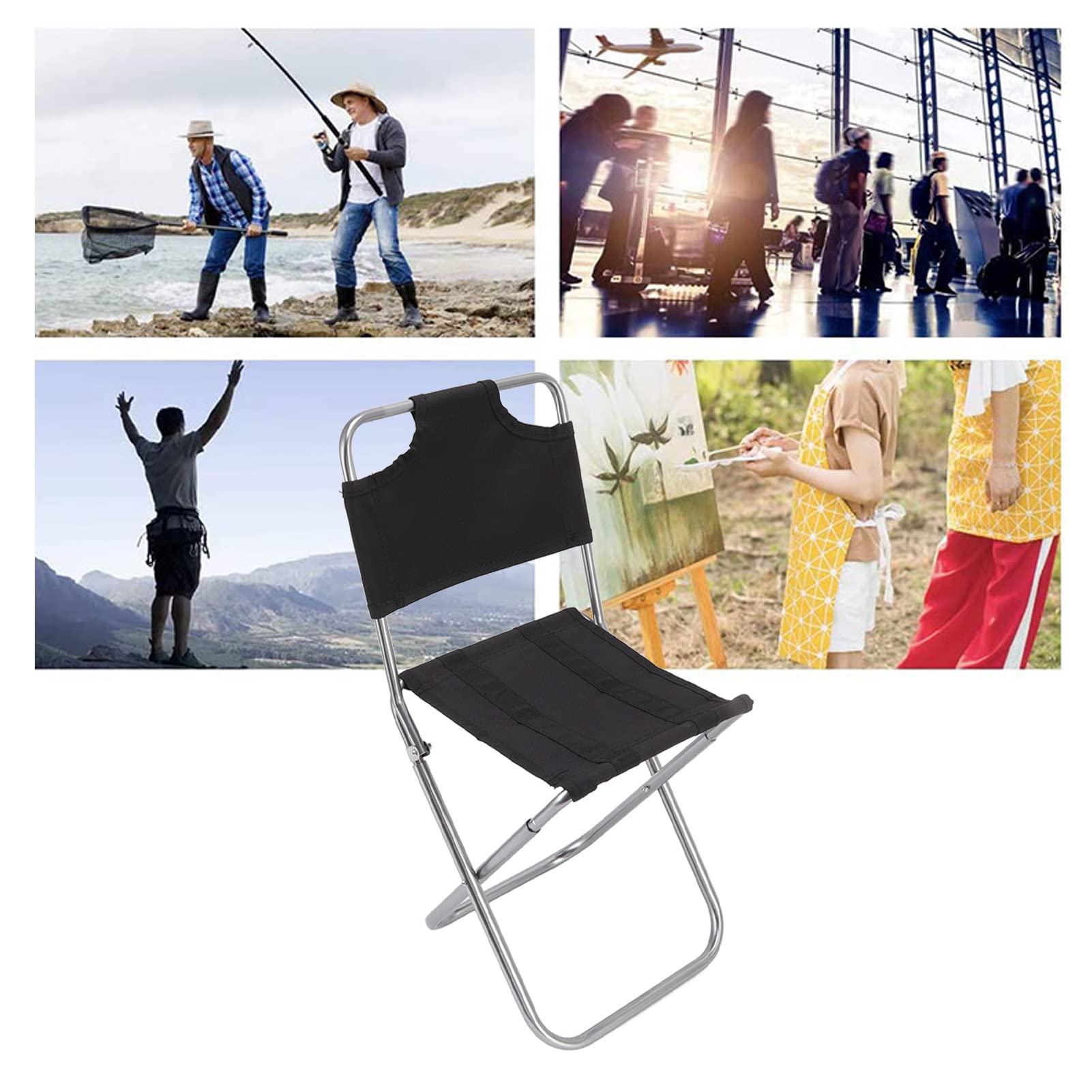 Fdit 90kg load-carrying chair supports many outdoor activities.
