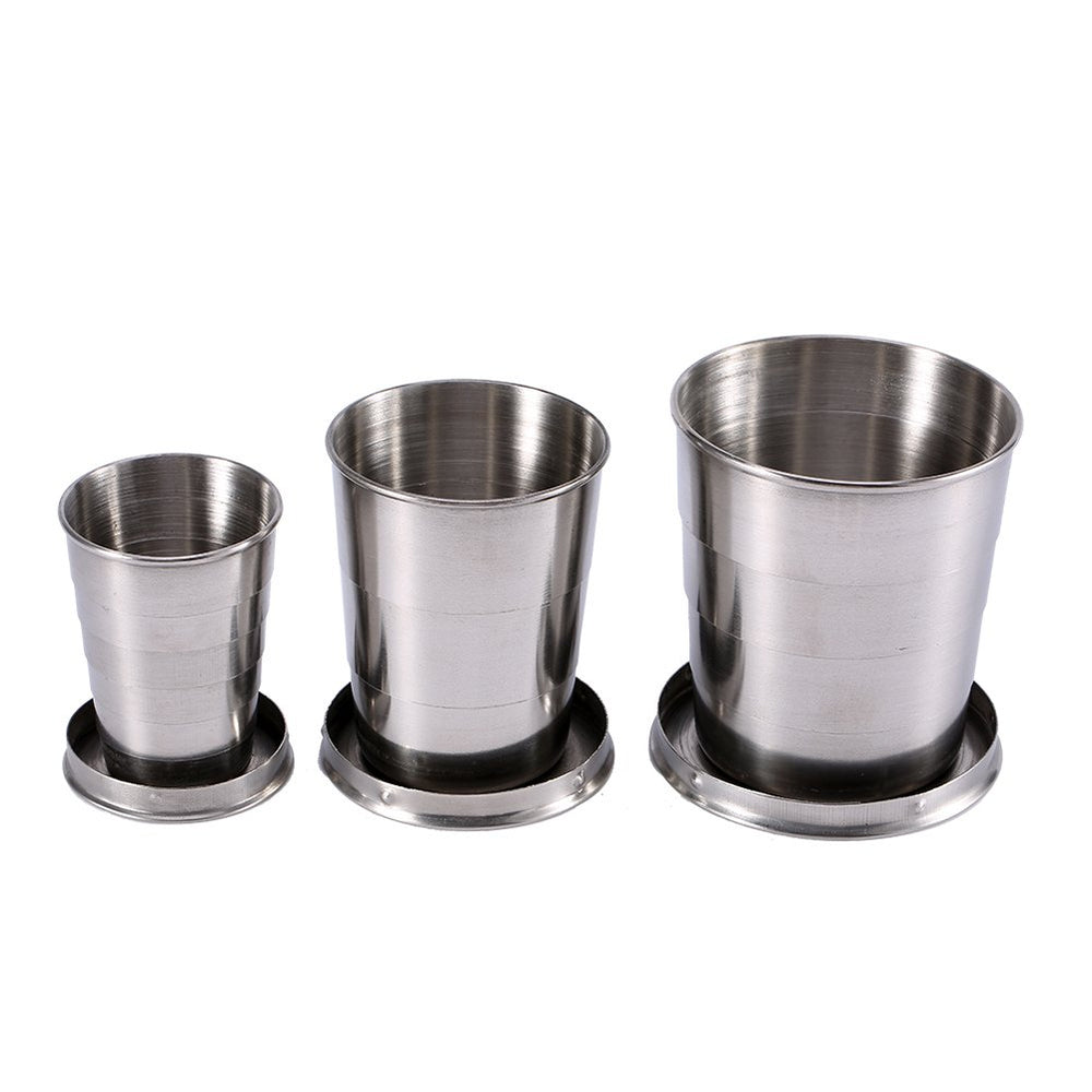 Fdit durable travel cup designed to fold for easy transport
