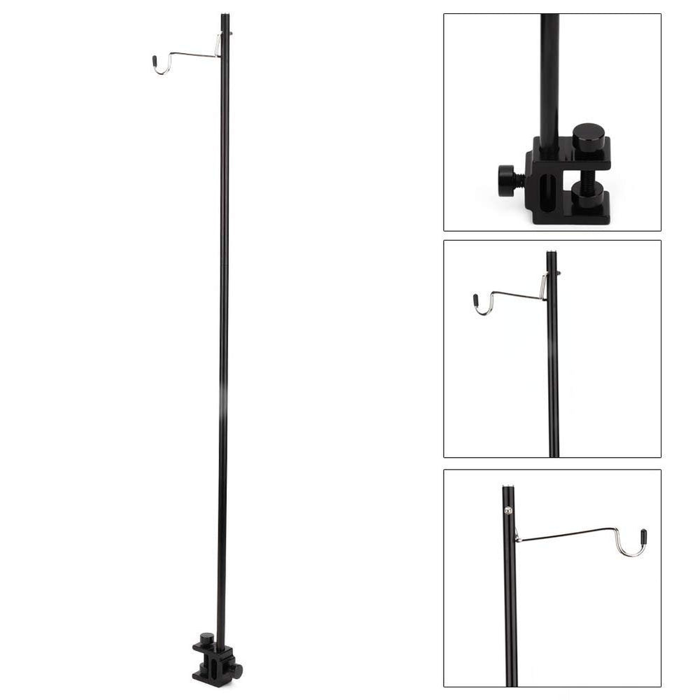 Fdit elastic nut height adjustment enables quick lighting angle changes.