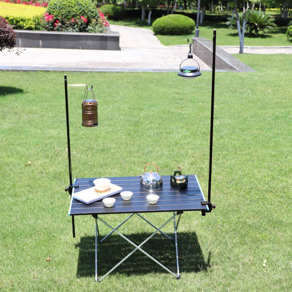 Fdit light bracket with adjustable buckle for securing on varied tabletops.