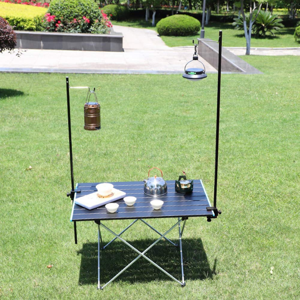 Fdit light bracket with adjustable buckle for securing on varied tabletops.