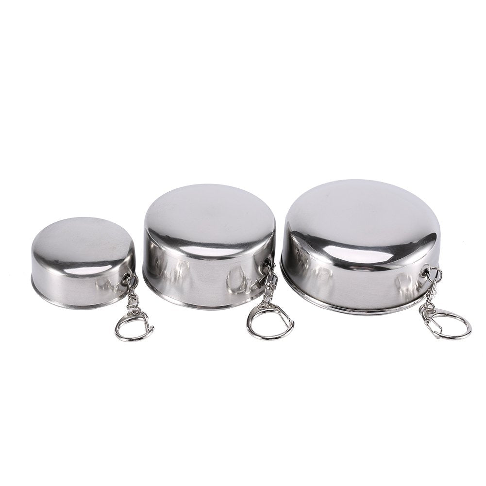 Fdit lightweight stainless steel cup with buckle strap for hands-free carry