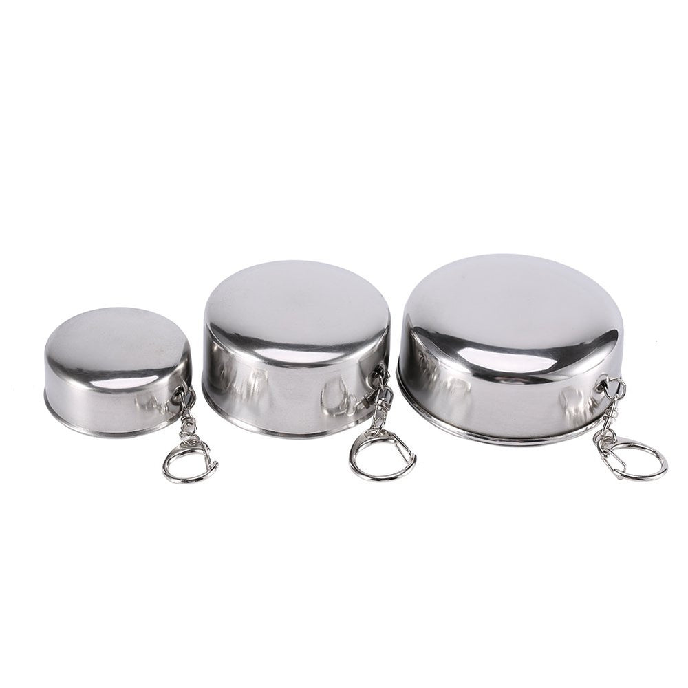 Fdit lightweight stainless steel cup with buckle strap for hands-free carry