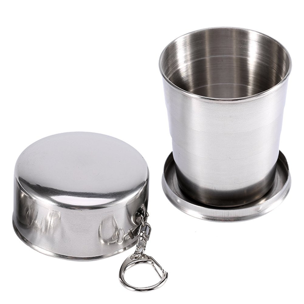 Fdit retractable telescopic cup ideal for hiking and camping trips