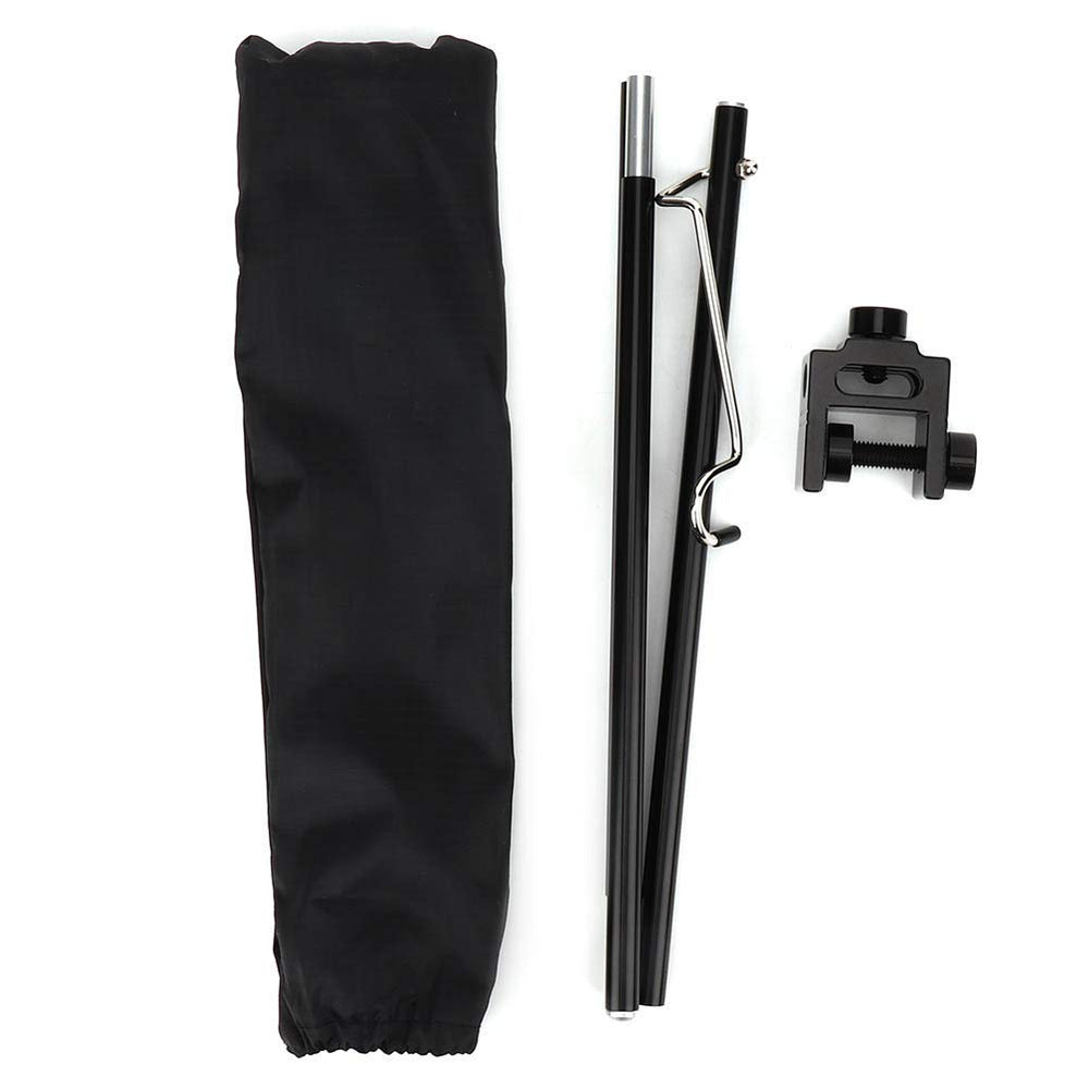 Fdit table clip mount fits up to 3.3 cm thick surfaces for versatile use.
