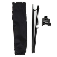 Fdit table clip mount fits up to 3.3 cm thick surfaces for versatile use.