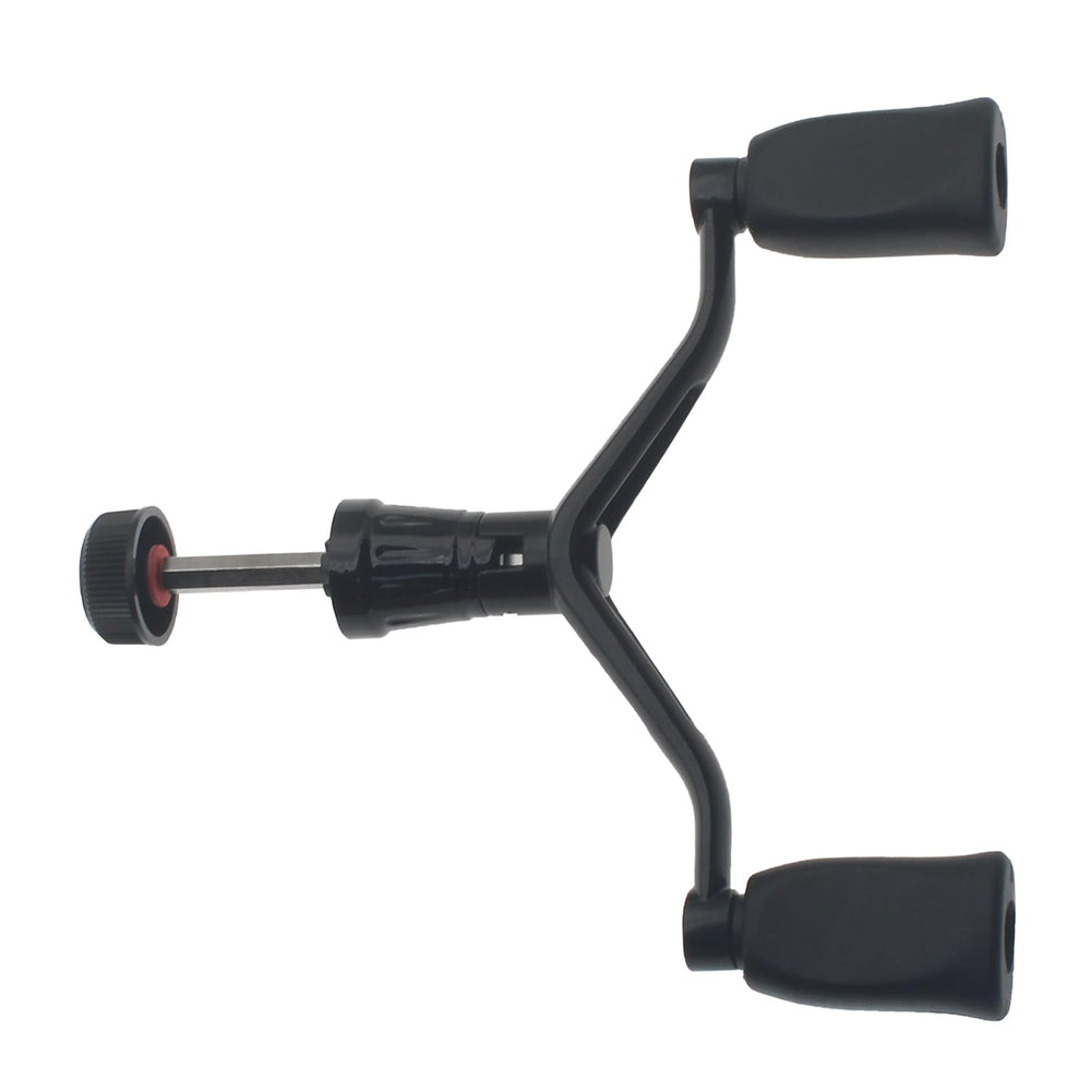 FDXGYH fishing reel handle in silver and black - product image