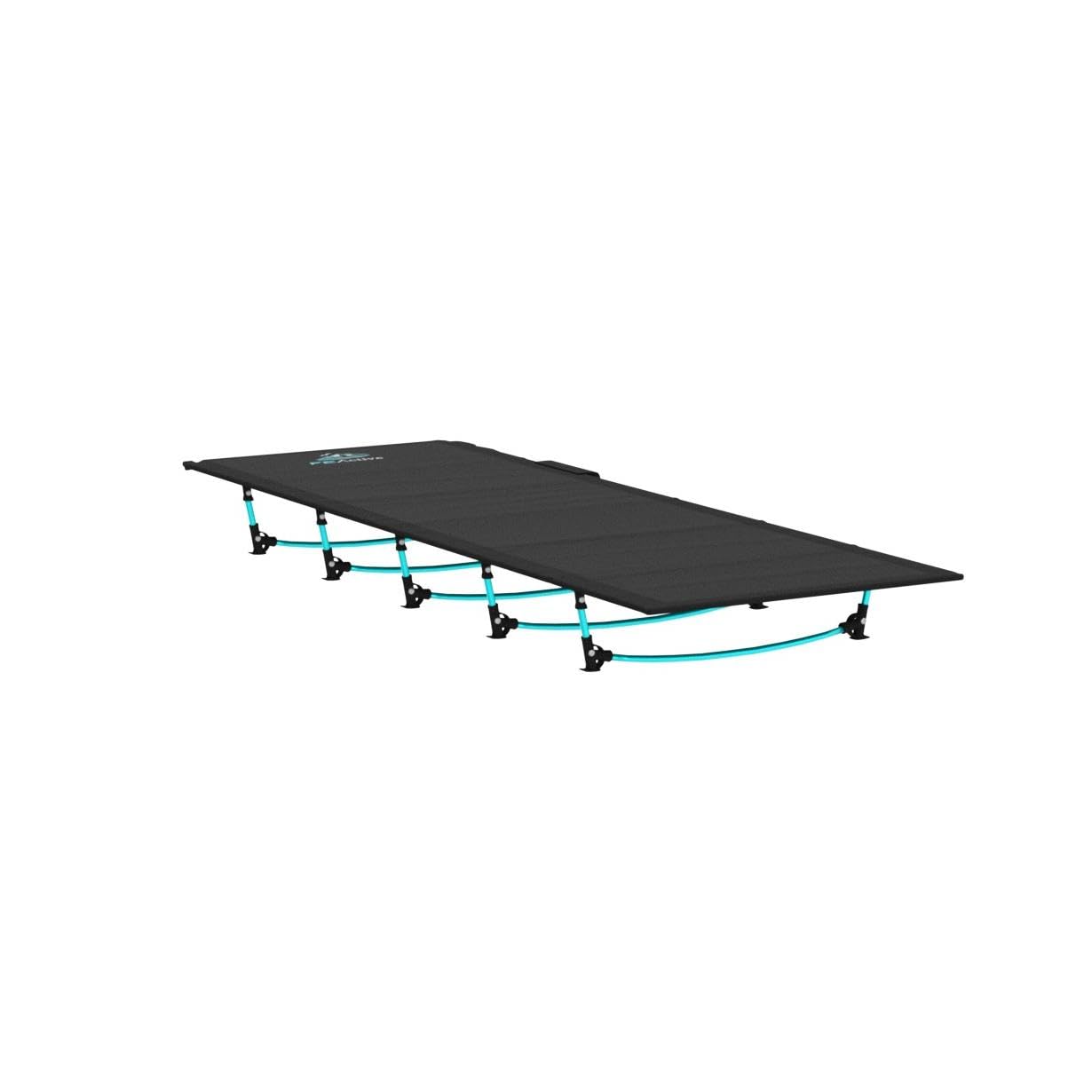 FE Active cot shows sturdy aluminum frame and upgraded joints.