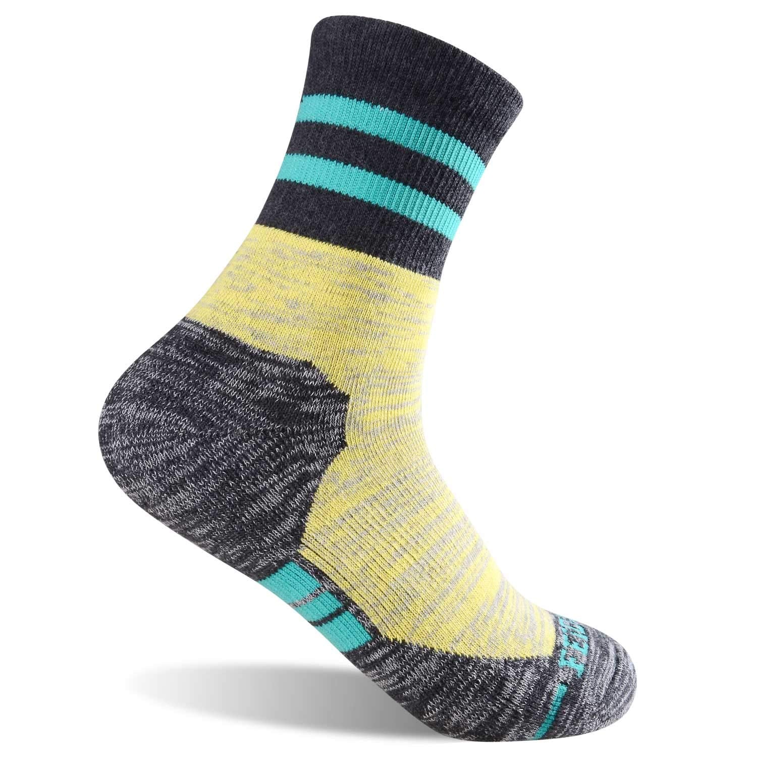FEIDEER athletic socks in action during hiking and cycling.