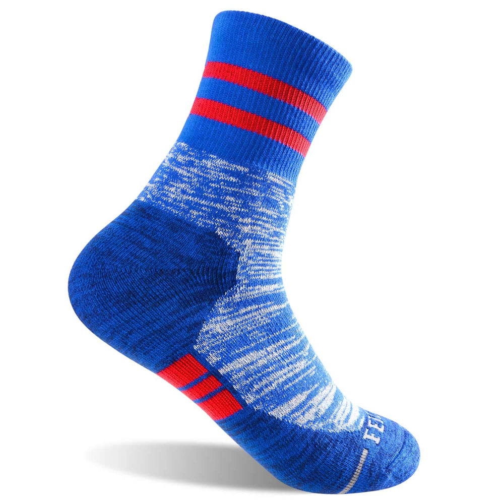 FEIDEER five-pack socks layout communicates value and versatile outdoor use.