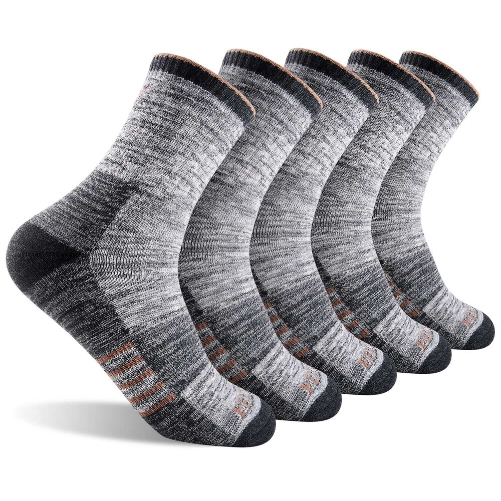 FEIDEER hiking socks footbed cushion highlights all-day comfort on trails.