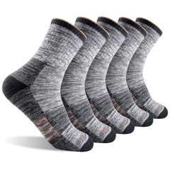 FEIDEER hiking socks footbed cushion highlights all-day comfort on trails.