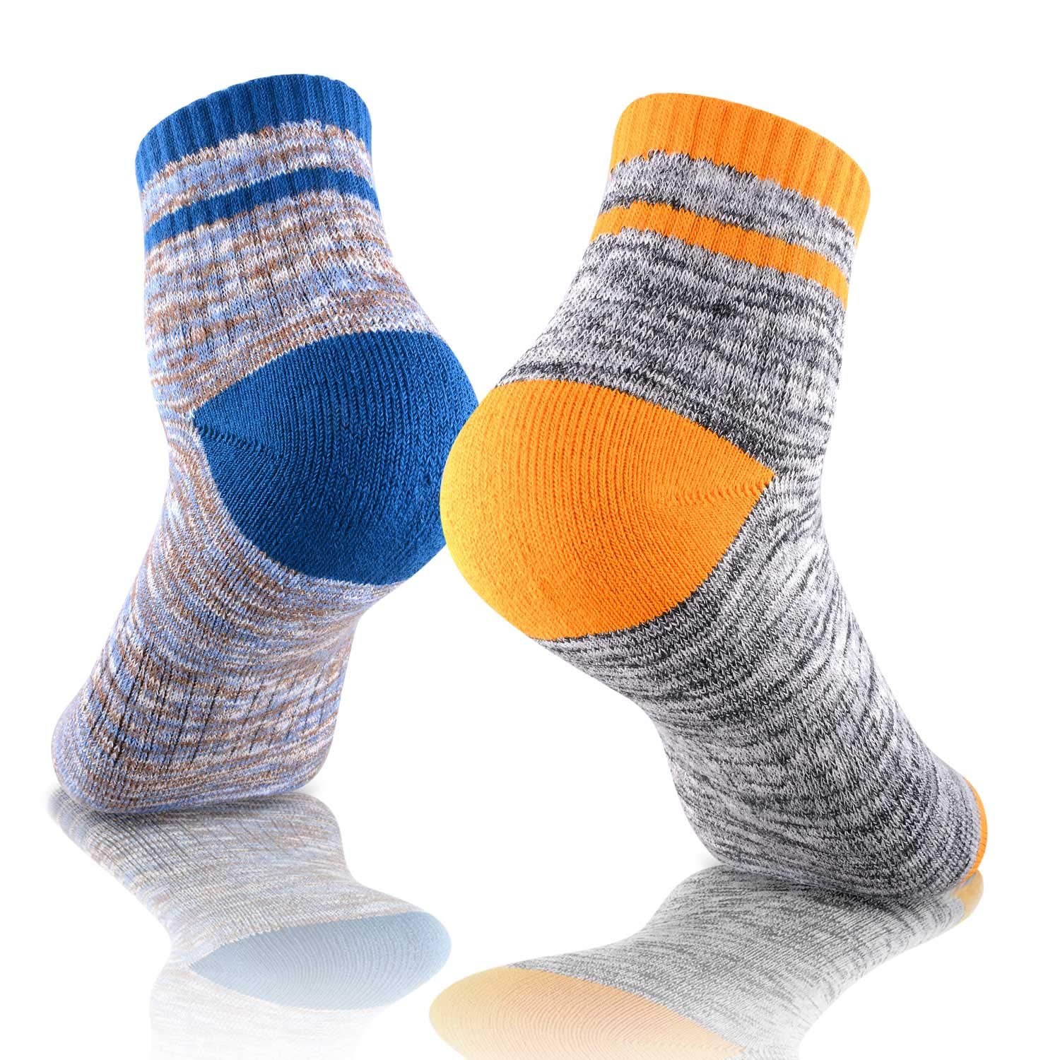 FEIDEER fully cushioned toes and heels reduce impact on long walks.