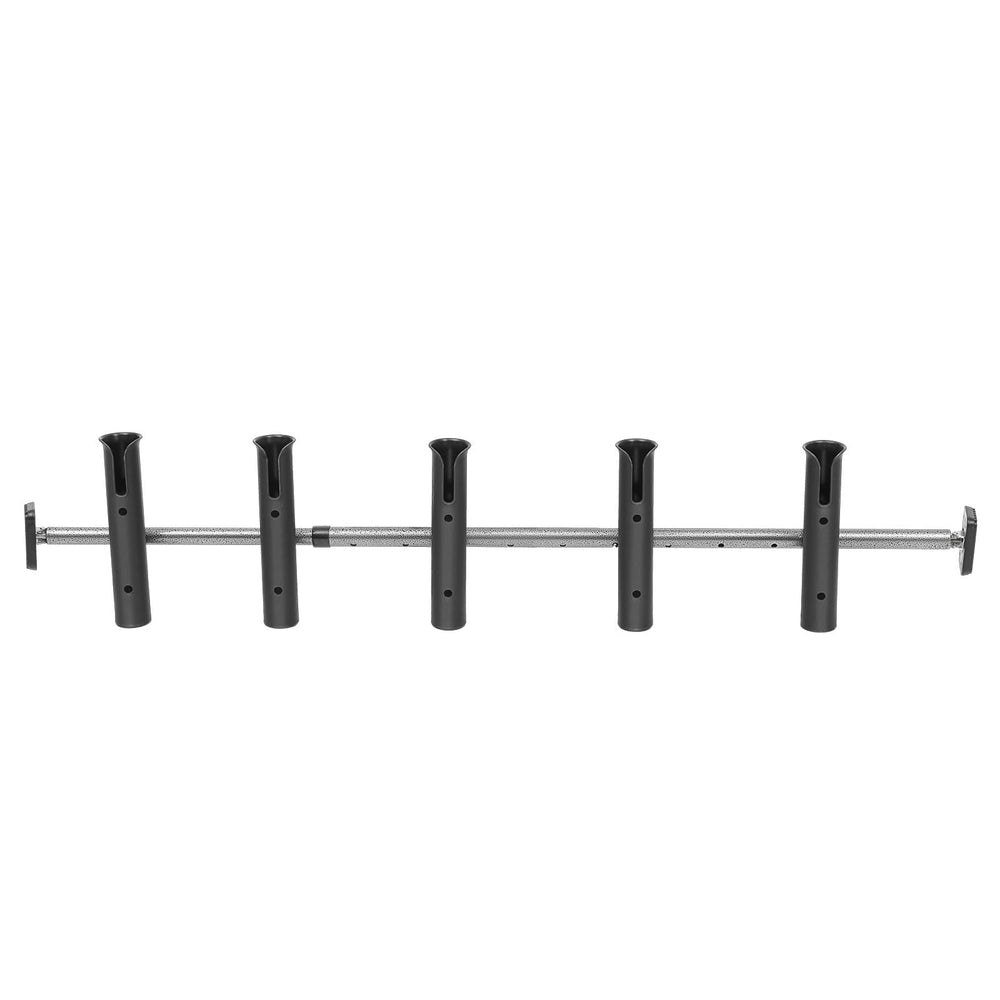 FEIMIRE Inshore Rod Holder mounted in a truck bed demonstrates quick, tool-free installation.