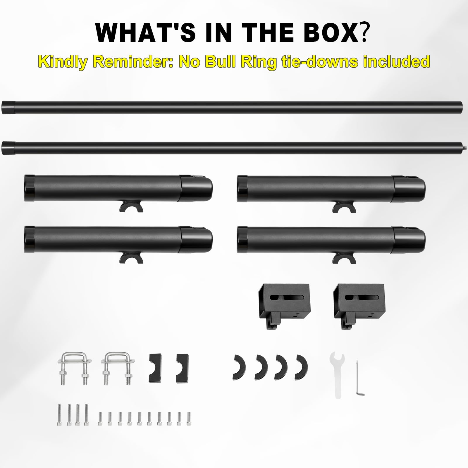 FEIMIRE Inshore Rod Holder stores neatly, aiding garage or trunk organization.