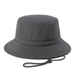 FEINION dark grey bucket hat - back view