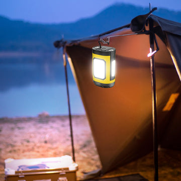 Feit Electric LANRFL1000 hanging hook shown for overhead placement in tents or worksites.