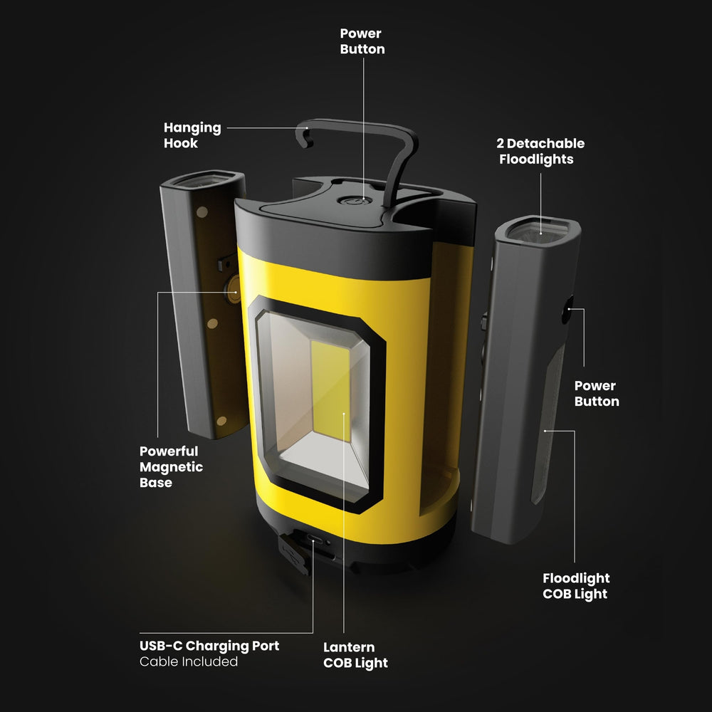 Feit Electric LANRFL1000 rechargeable battery highlights long-lasting power for extended outdoor use.
