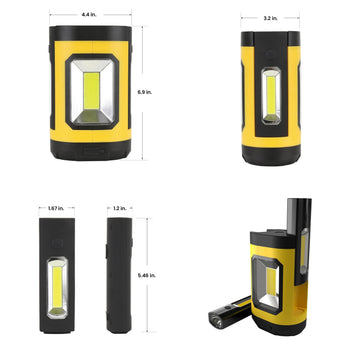 Feit Electric LANRFL1000 side lights include flashlights for handy outdoor tasks.