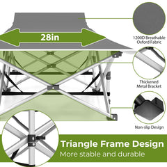 Fenbeli cot with removable mattress pad adds warmth and comfort.