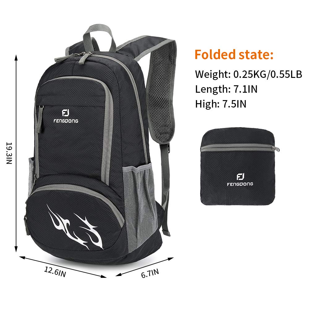 FENGDONG 35L backpack worn showing lightweight comfort on hikes