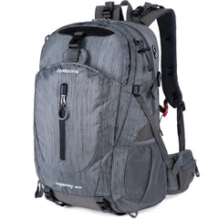FENGDONG 40L backpack front-view highlights spacious storage for day hikes
