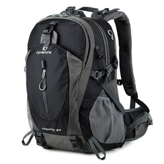 FENGDONG 40L waterproof daypack front view for hiking and travel
