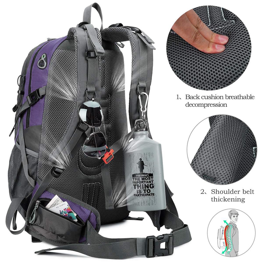 FENGDONG foldable design fits into its own pocket for compact travel storage.