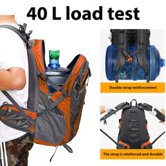 FENGDONG daypack main compartment reveals organized 40L capacity