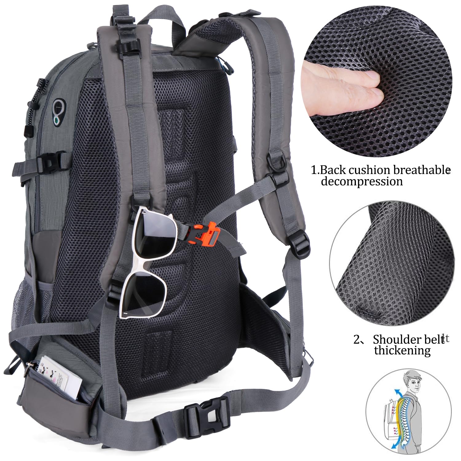 FENGDONG ergonomic-back-panel supports steady posture for extended wear