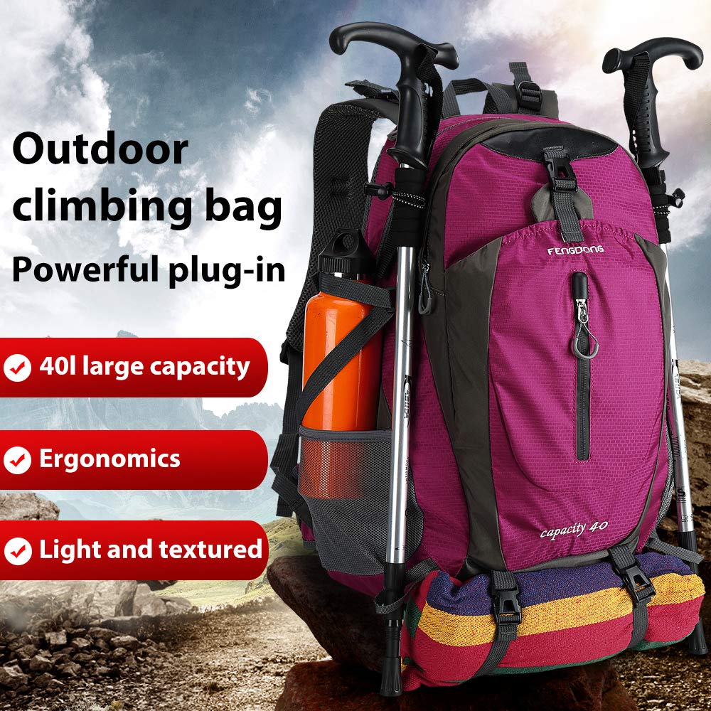 FENGDONG stress-point bar tacking on pink pack boosts durability