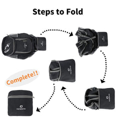FENGDONG wet pocket front isolates wet items and keeps gear organized