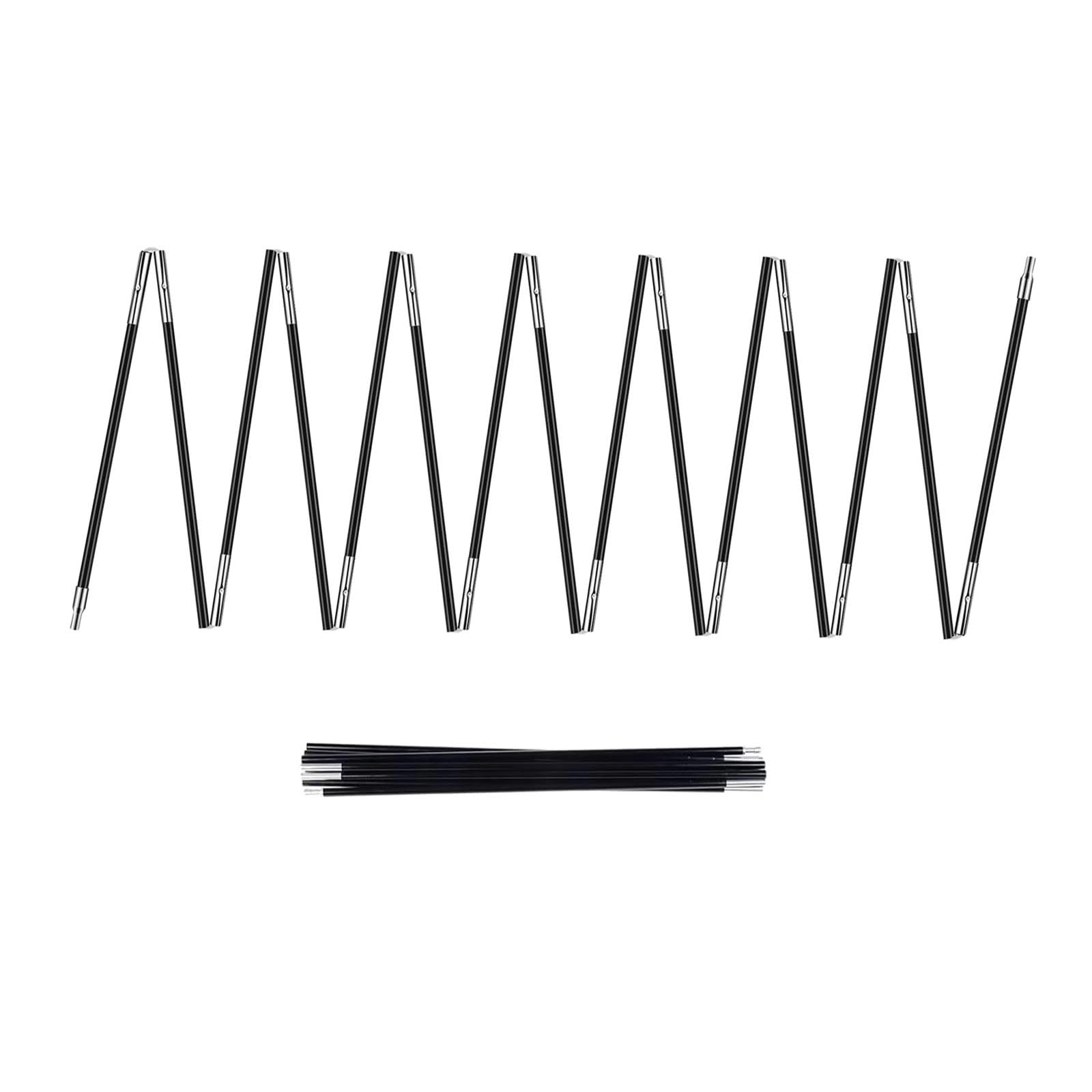 FENGKONG 2-pack tent poles ready for quick 20ft setup and stable shelter.