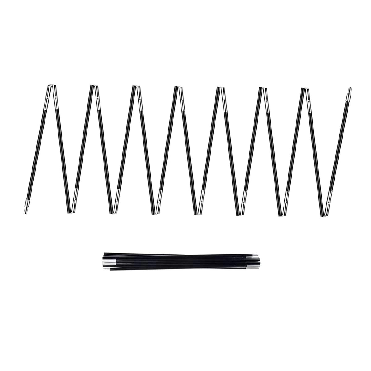 FENGKONG 2-pack tent poles ready for quick 20ft setup and stable shelter.
