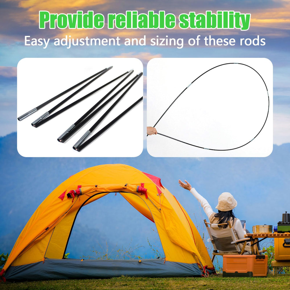 FENGKONG easy-assembly tent poles simplify tent setup in minutes.