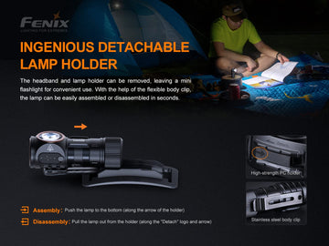 Fenix ARB-L16 battery pack providing extended runtime for camping.